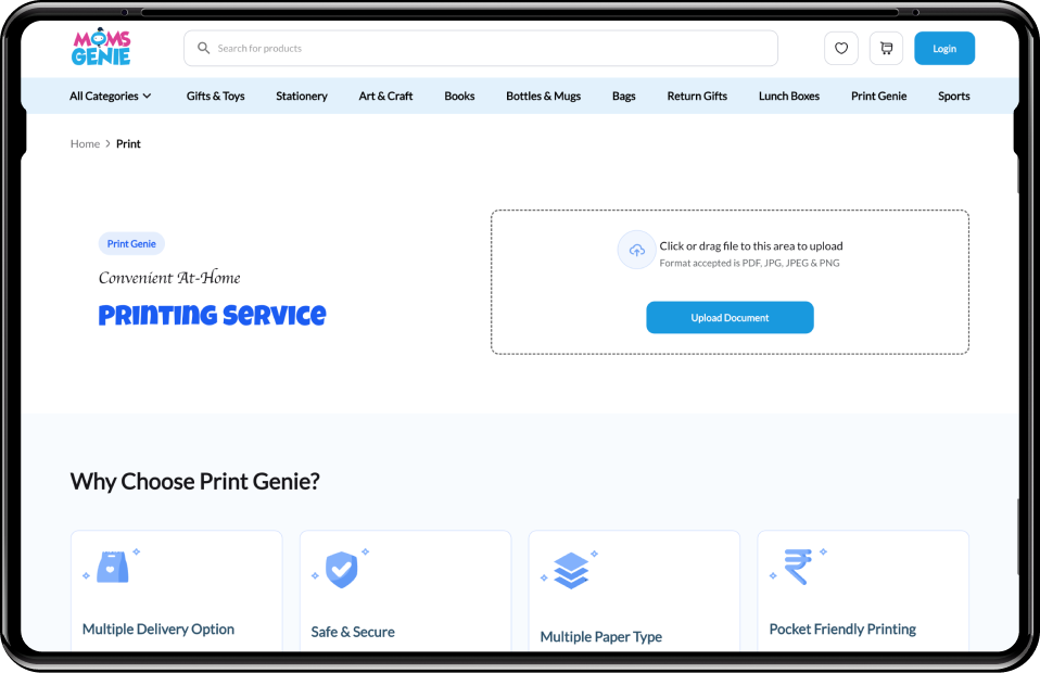 Print Genie: Custom Print Requests & Delivery