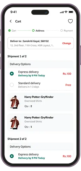 Split Day Delivery Capability