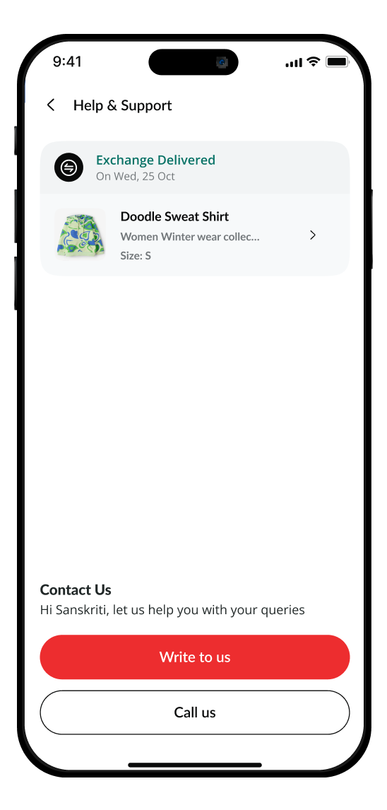 Faster Returns and Exchange Processing