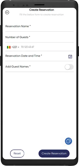 Reservation Management