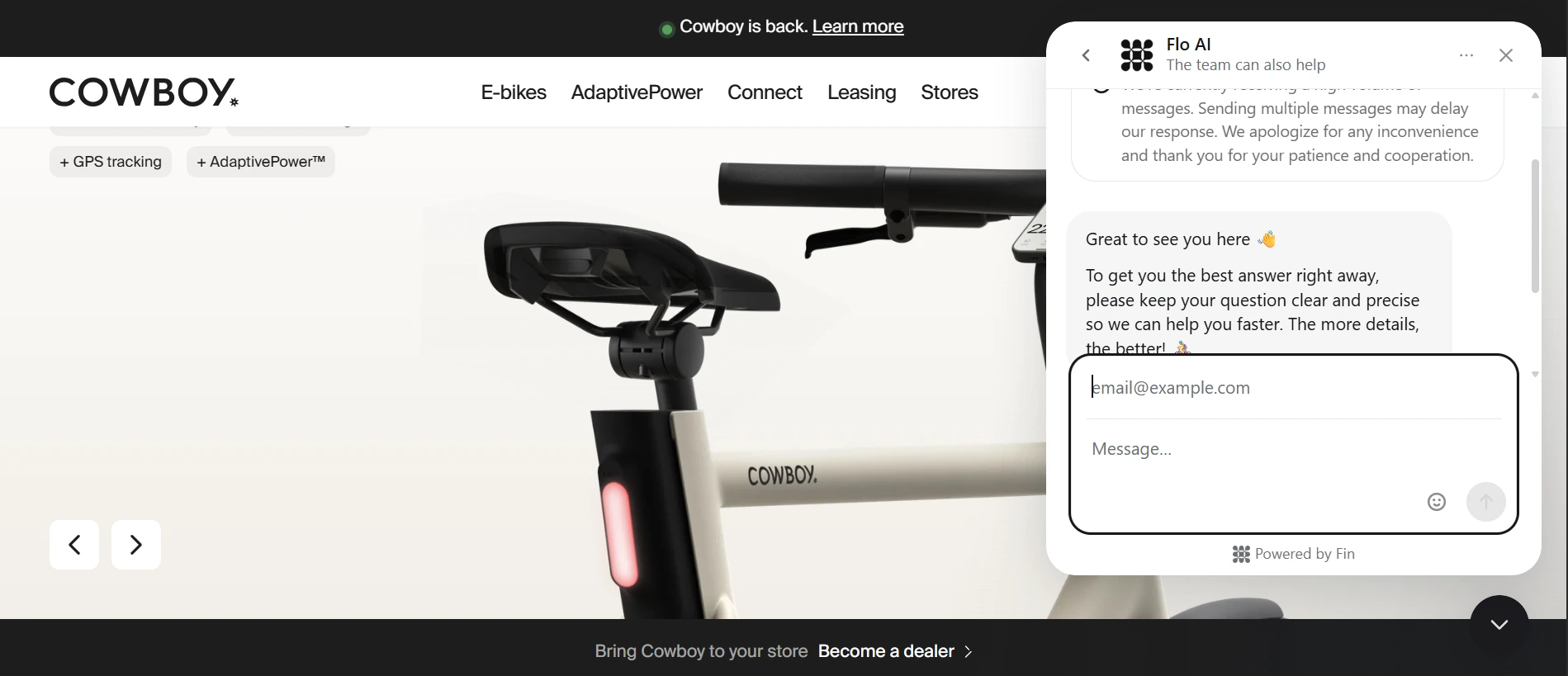 UK and European shoppers can look at Cowboy