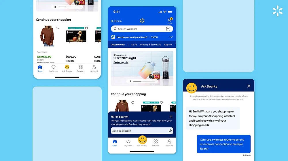Walmart’s AI-powered shopping assistant - Sparky